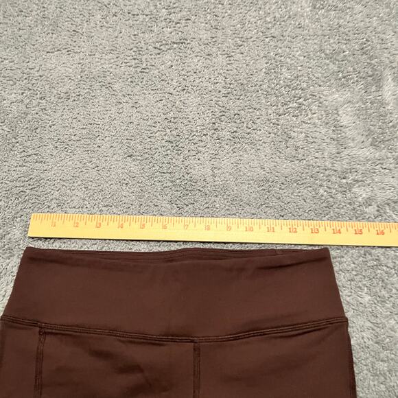 Alo Yoga Leggings Womens Small Moto Brown Athletic Workout Wear Pants - Picture 6 of 8
